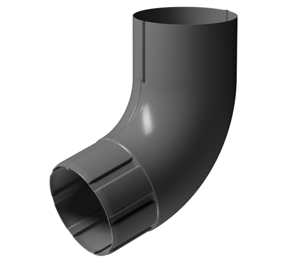 Колено 72° D90 Döcke STAL PREMIUM Графит, (RAL 7024) купить в Зеленограде