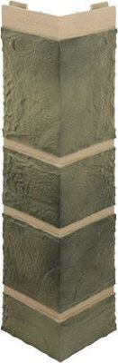 Наружный угол камень (малахит), 0,47 х 0,11м