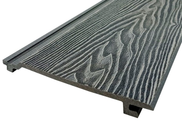 Сайдинг Darvolex 185x19x3000мм, 3D тиснение Серый купить в Зеленограде