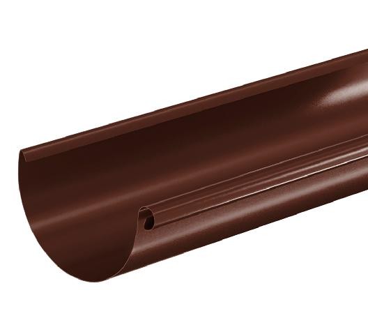 Водосток Aquasistem, система 125x90 - Водосточный желоб 3.00м RAL 8017 Коричневый купить в Зеленограде