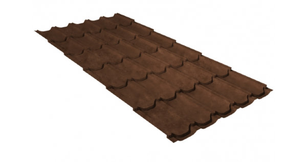 Металлочерепица квинта плюс 0,45 Safari Twincolor Brown купить в Зеленограде