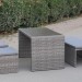 Диван-Трансформер AFINA плетеный из иск. ротанга S330G-W78 Grey купить в Зеленограде