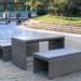 Диван-Трансформер AFINA плетеный из иск. ротанга S330G-W78 Grey купить в Зеленограде