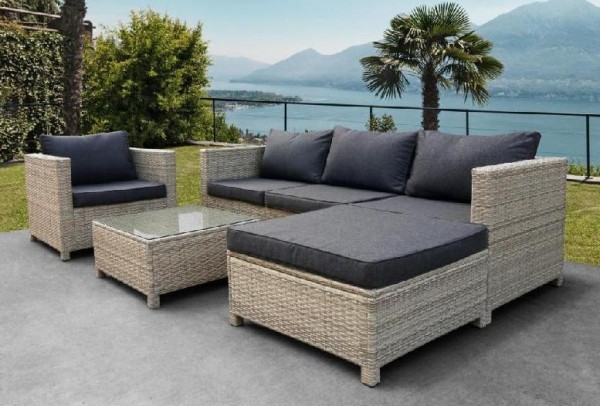 Комплект мебели AFINA плетеной из иск. ротанга YR821G Grey/Grey купить в Зеленограде