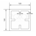 Столб SEQUOIA Evolution 3D WOOD GRAY купить в Зеленограде