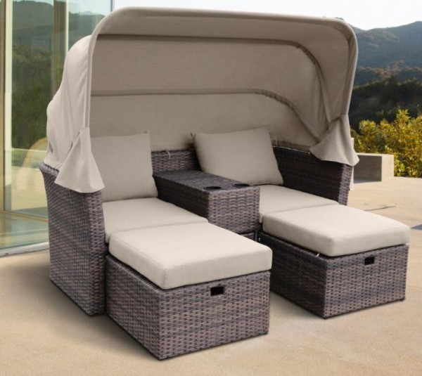 Комплект мебели AFINA плетеной из иск. ротанга AFM-330B Brown купить в Зеленограде
