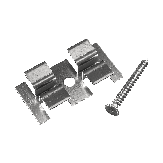 Клипса с саморезом, Grinder шовный монтаж 5 mm купить в Зеленограде