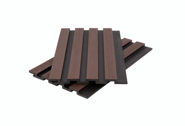 Стеновая панель брусковая двухцветная co-extrusion, chocolate mix купить в Зеленограде