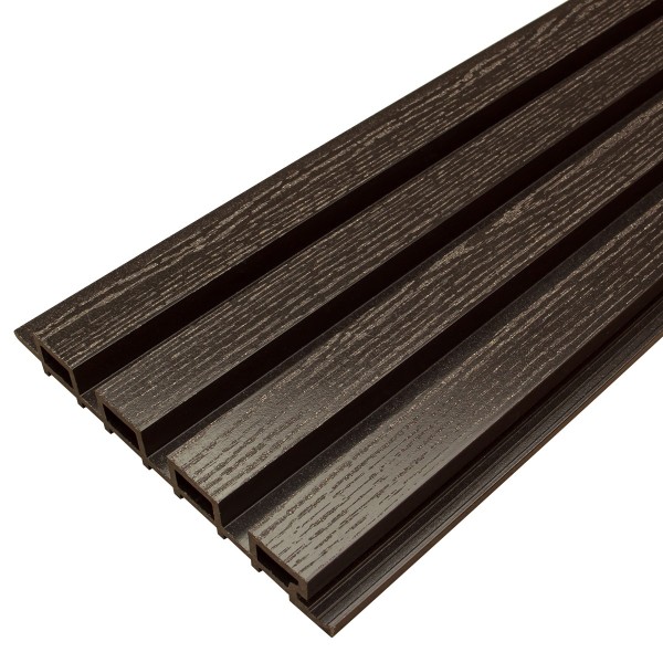 Фасадная доска из ДПК Faynag Wood Рейка Венге купить в Зеленограде