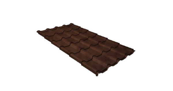 Металлочерепица камея 0,45 Safari Twincolor Brown купить в Зеленограде