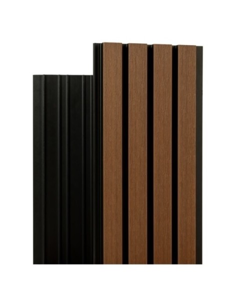 Фасадная реечная панель Ecodecking Скай коэкструзия 200х20х3000 Тик купить в Зеленограде