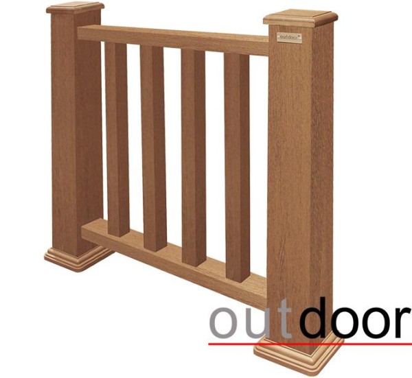 Ограждение из ДПК Outdoor Классик 3D STORM дуб купить в Зеленограде