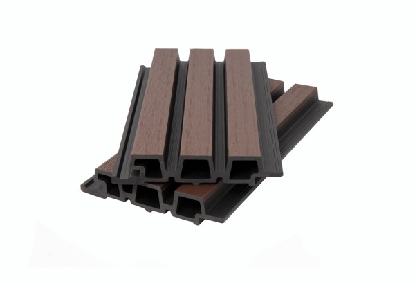 Фасадная панель брусковая двухцветная co-extrusion, chocolate mix купить в Зеленограде