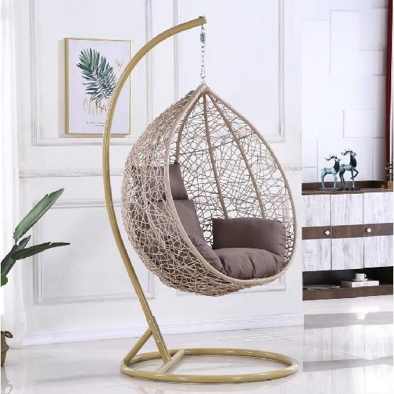 Кресло Подвесное из искусственного ротанга AFM-169A-LB Beige купить в Зеленограде