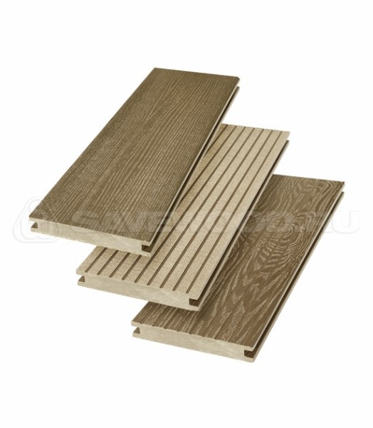 Террасная доска SW Fraxinus (R) полнотелая «SaveWood» Тик купить в Зеленограде