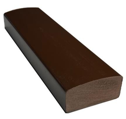Лавочный брус Ecodecking Некст полнотелый глянцевый 70х35 шоколад (под заказ) купить в Зеленограде