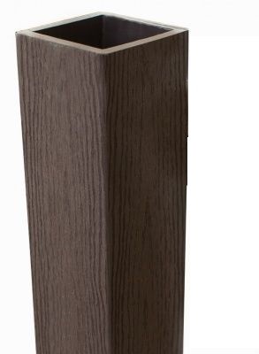 Столб опорный Woodvex Co-Extrusion Венге купить в Зеленограде