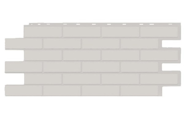 Фасадная панель T-Siding Кирпич Модерн Эко Уайт купить в Зеленограде
